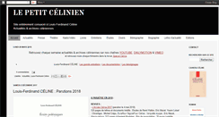 Desktop Screenshot of lepetitcelinien.com